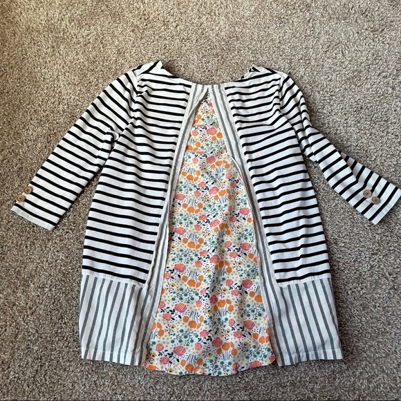 Matilda Jane Clothing w Joanna Gaines Harvest Days Striped Floral 3/4 Sleeve XS - Picture 4 of 9
